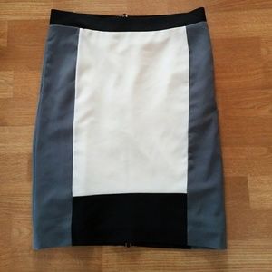 Narciso Rodriguez Gray and White Pencil Skirt, 2